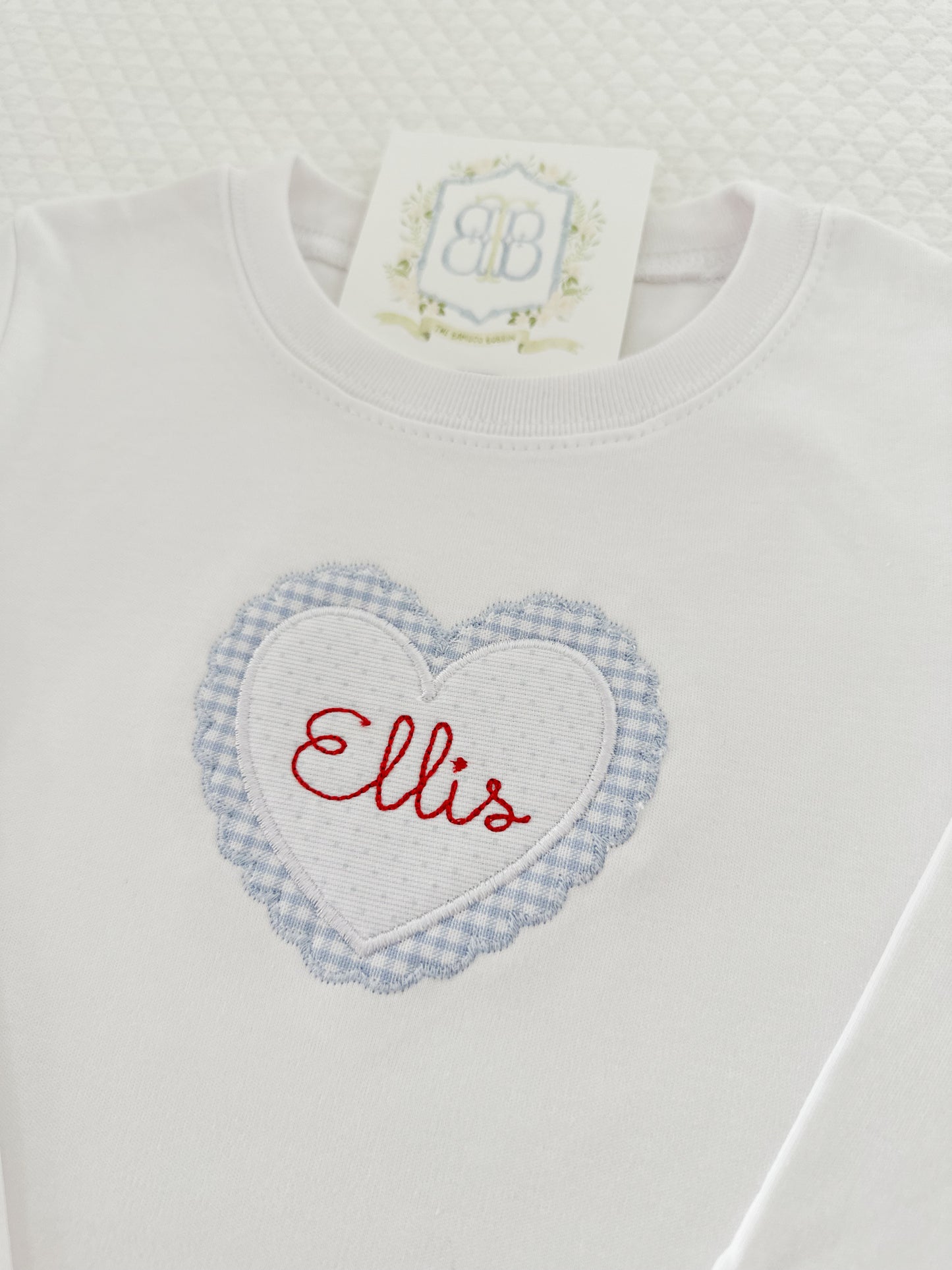 Boys Applique Long Sleeve- Valentine's Day Collection